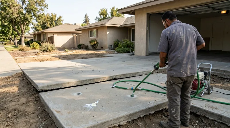 Concrete Leveling & Slab Lifting Fresno